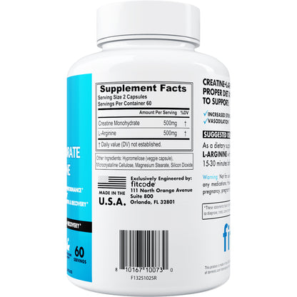 Creatine + L-Arginine